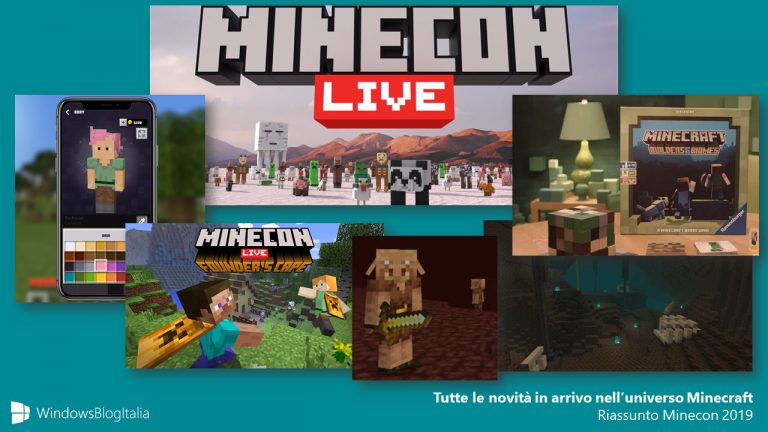[Minecon 2019] Ecco tutte le novità in arrivo nell