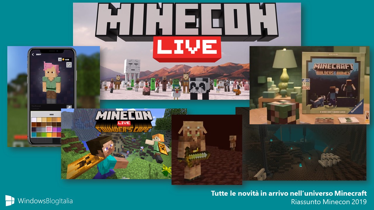 Minecon 2019 Ecco Tutte Le Novità In Arrivo Nelluniverso