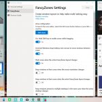 PowerToys su Windows 10 FancyZones applicazioni in layout
