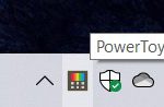PowerToys su Windows 10 icona system tray