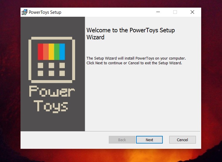 PowerToys su Windows 10 setup