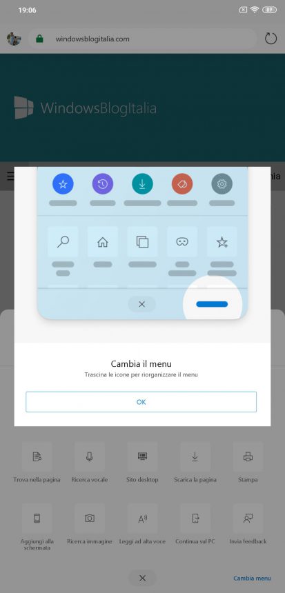 Microsoft Edge per Android si aggiorna con una nuova interfaccia grafica