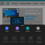 Microsoft Edge per Android nuovo menu tema scuro