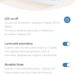 Applicazione Soundcore Wakey impostazioni LED