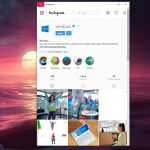 Instagram per Windows 10 nuova app ufficiale pagina profilo con link e storie in evidenza