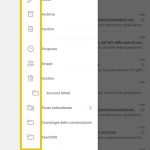Microsoft Outlook Mobile nuovo icon set in stile Fluent Design 3