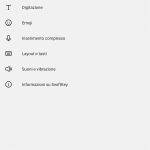 Microsoft SwiftKey per Android nuovo design impostazioni con tema chiaro