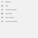 Microsoft SwiftKey per Android nuovo design impostazioni con tema chiaro