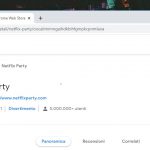 Aggiungi estensione Netflix Party a Google Chrome 1