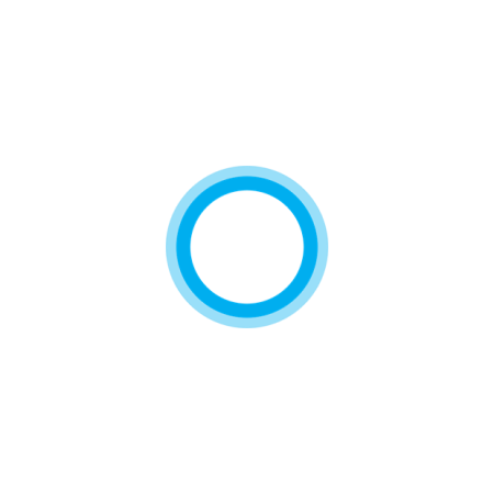 Cortana app per Windows 10 logo