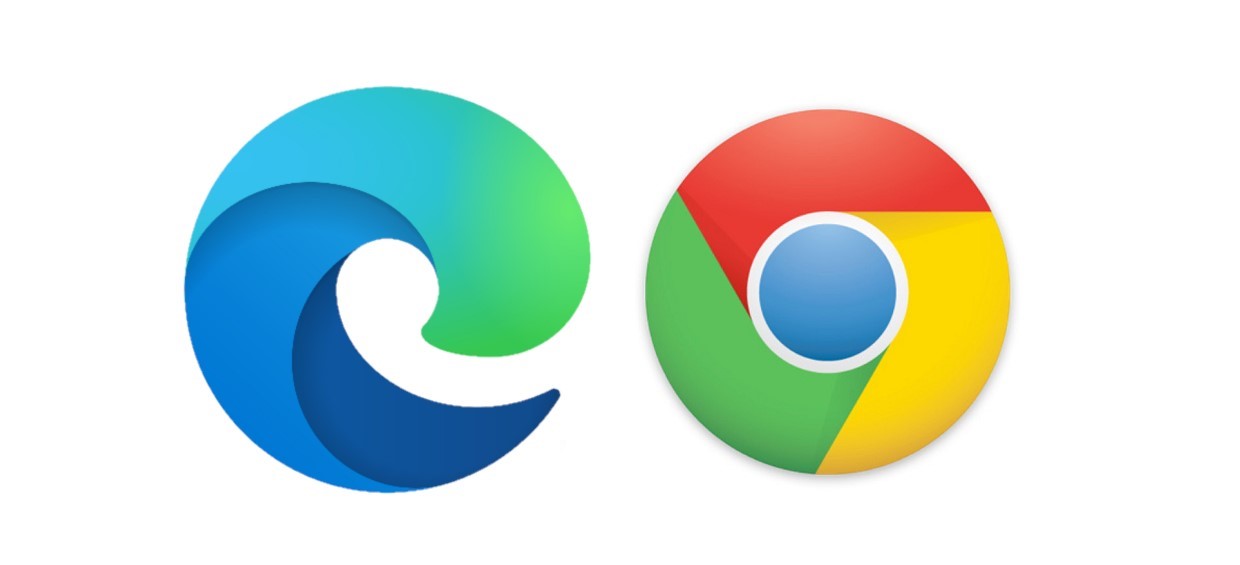 Microsoft Edge + Google Chrome
