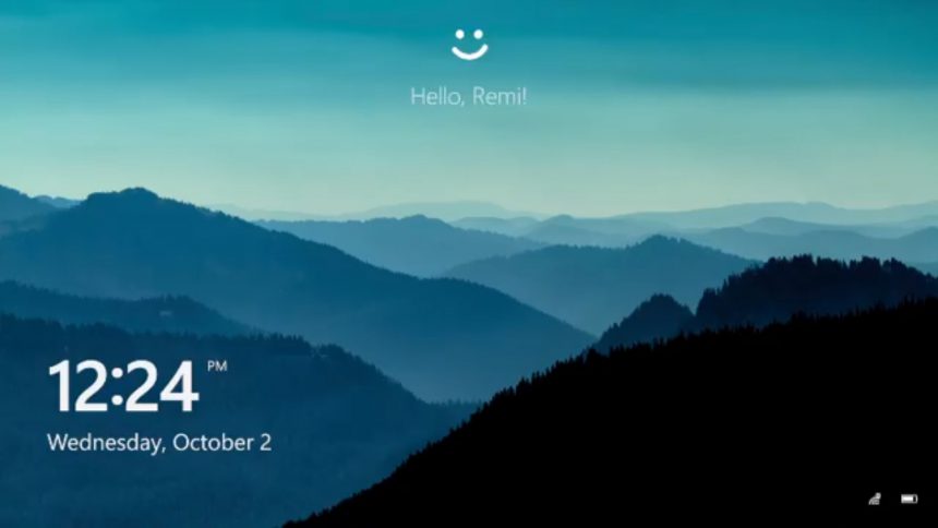 Windows 10 nuovo design schermata di blocco