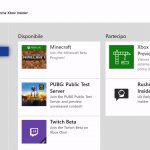 Xbox Insider Hub Beta pagina anteprime