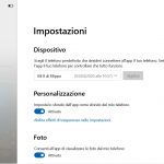 Il tuo telefono per Windows 10 nuovi font nelle impostazioni