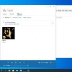 Nuovo flyout per il controllo musicale in Windows 10