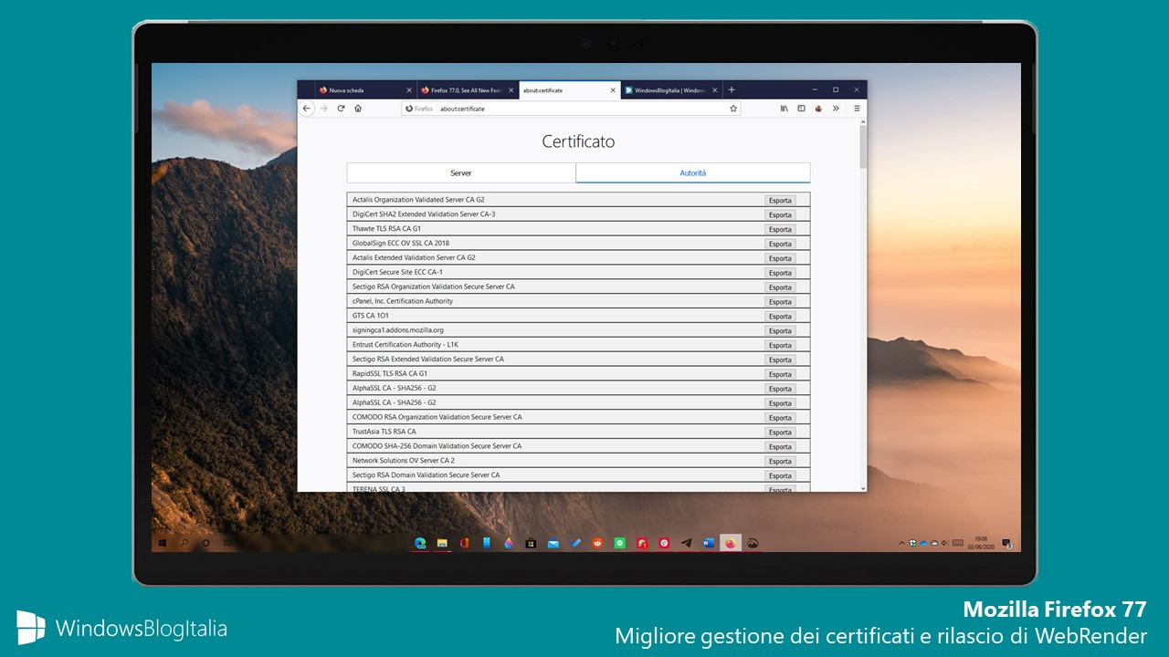 Mozilla Firefox 77 per Windows