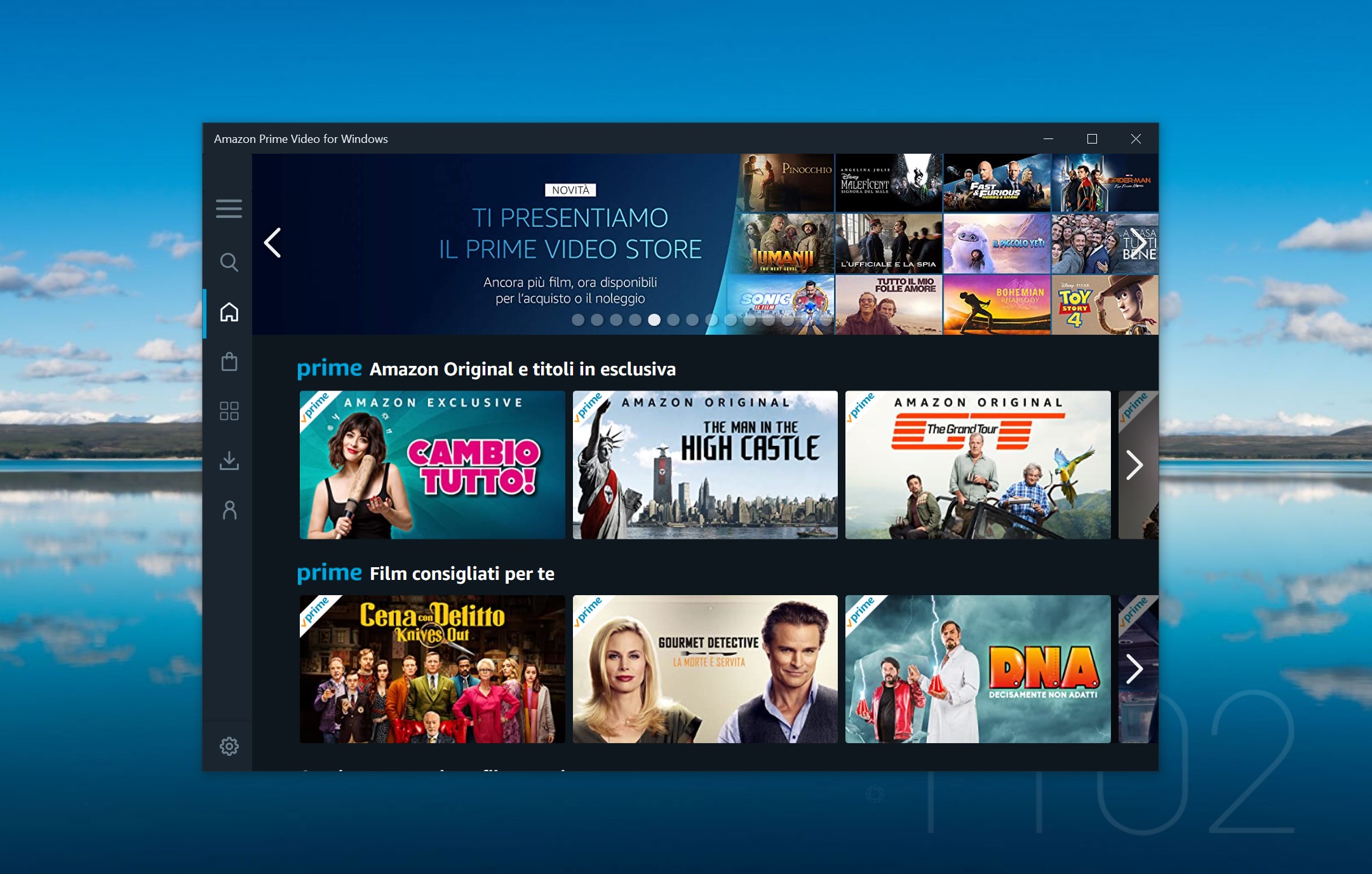 Download app ufficiale di Amazon Prime Video per Windows 10