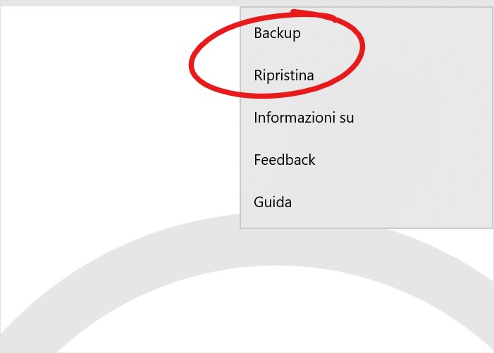 Desktop Remoto Microsoft per Windows 10 opzioni di backup e ripristino