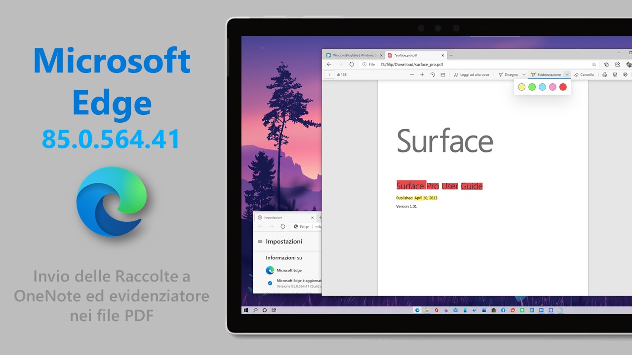 Microsoft Edge stabile 85.0.564.41