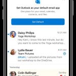 Microsoft Outlook applicazione predefinita email per iOS 14 e iPadOS 14