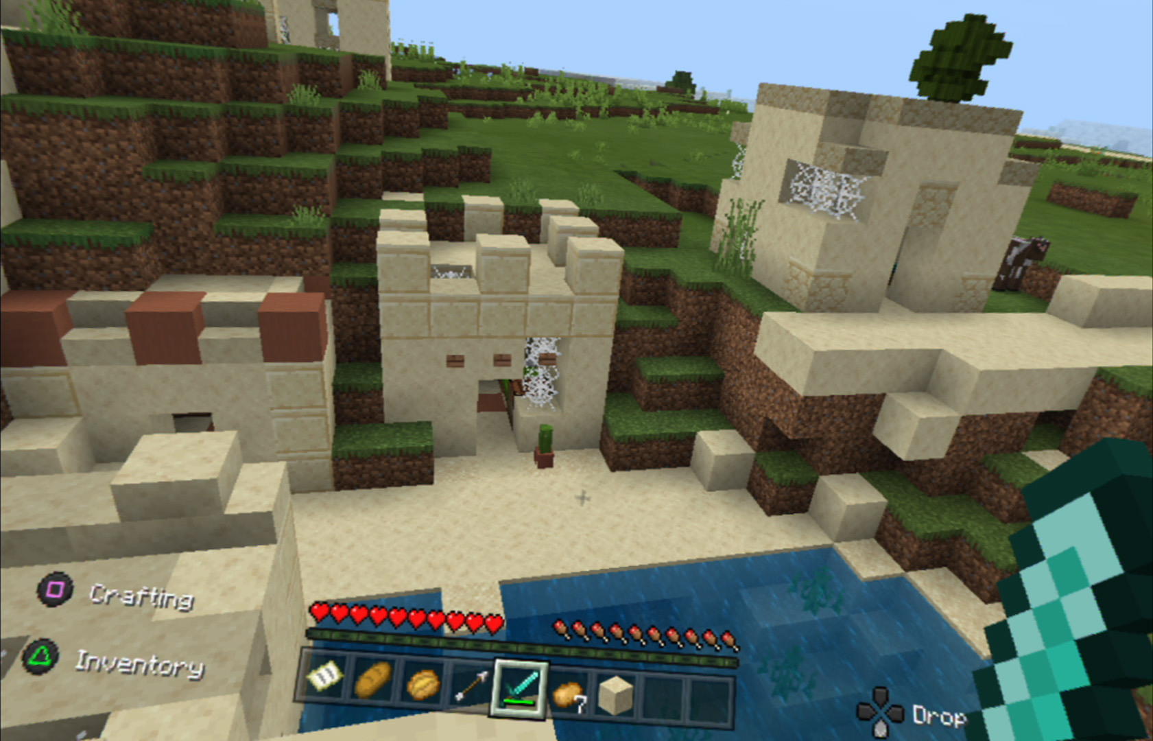 Minecraft in VR per PlayStation 4 PSVR