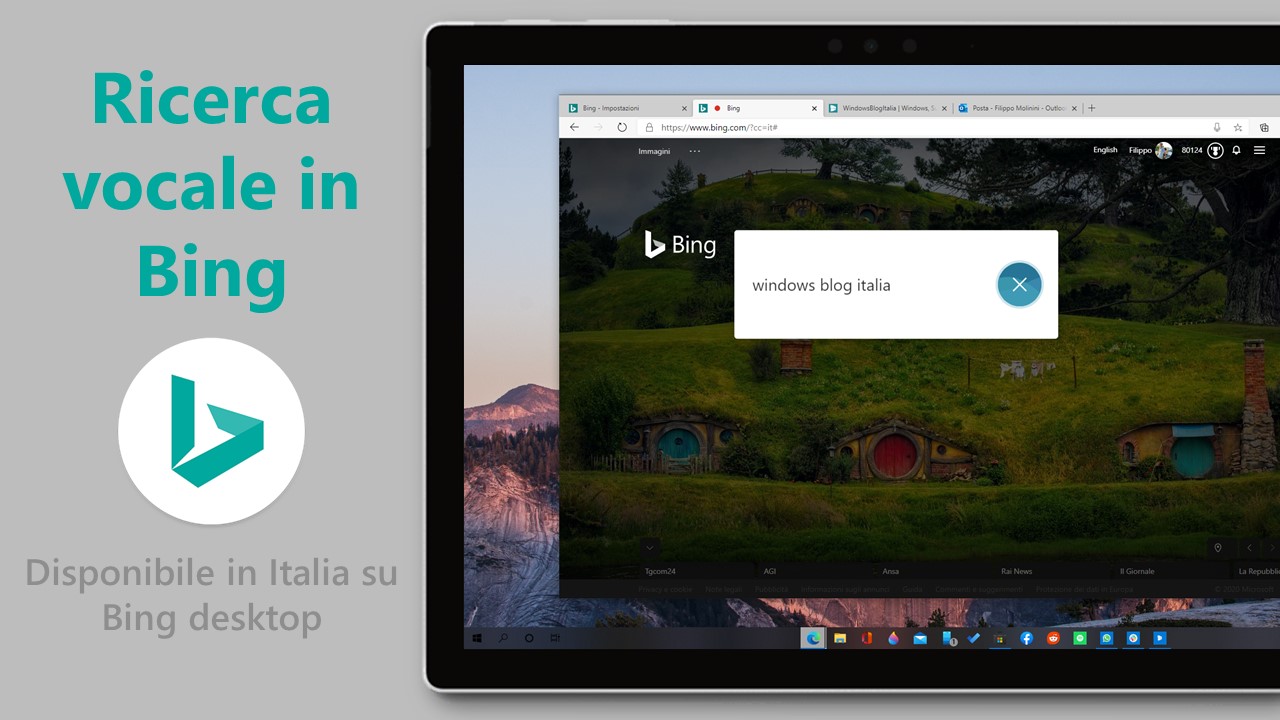 Ricerca vocale in Bing