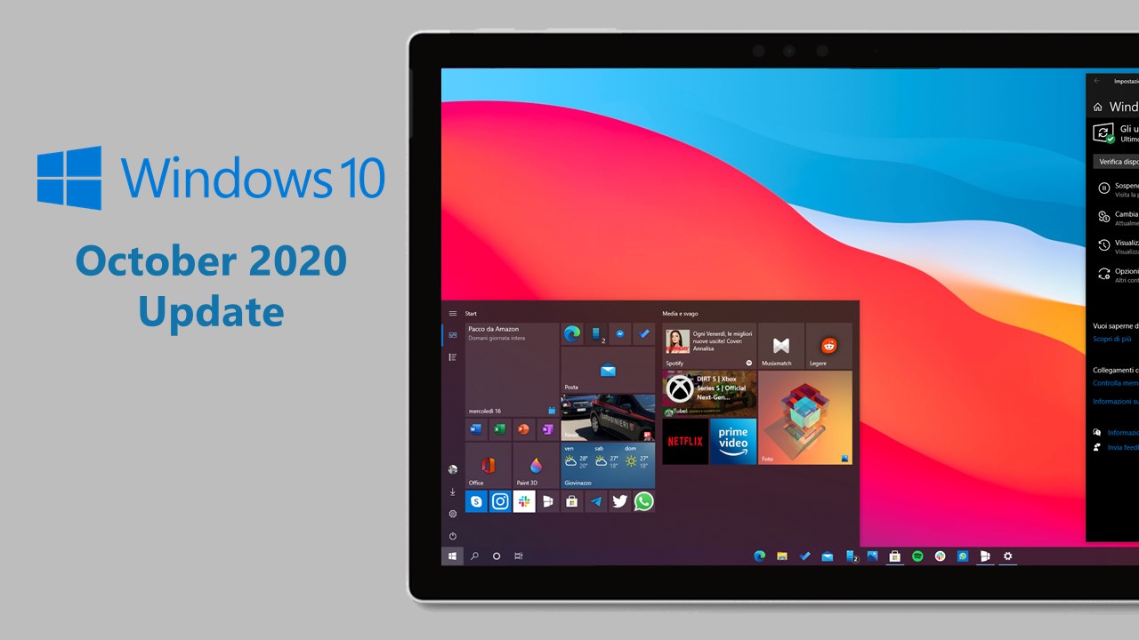 Windows 10 20h2 Sarà October 2020 Update Build 19042508 Rtm