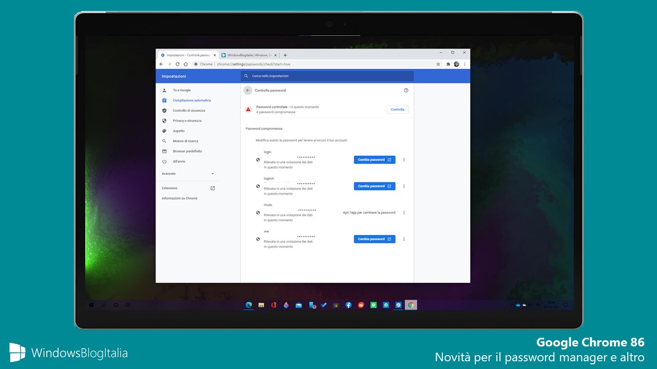 Google Chrome 86