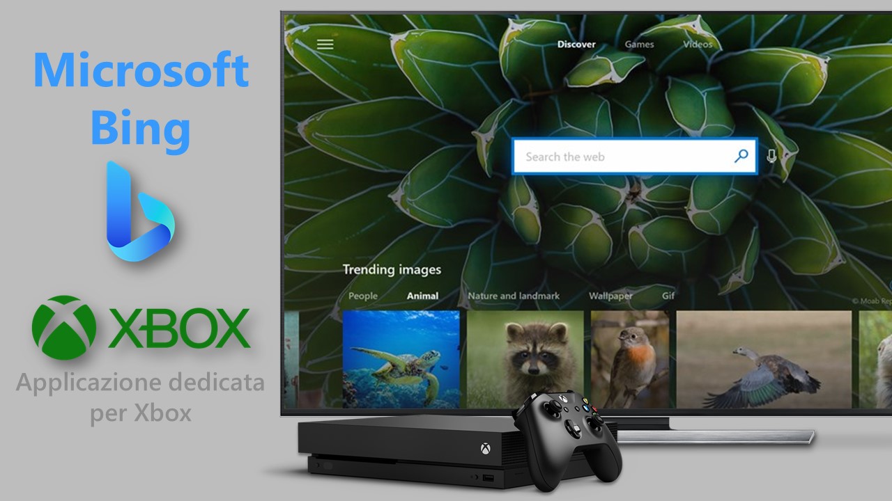 Microsoft Bing app per Xbox