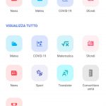 App di Bing per Android - Nuova versione con elenco di tutte le app e servizi di Microsoft Bing