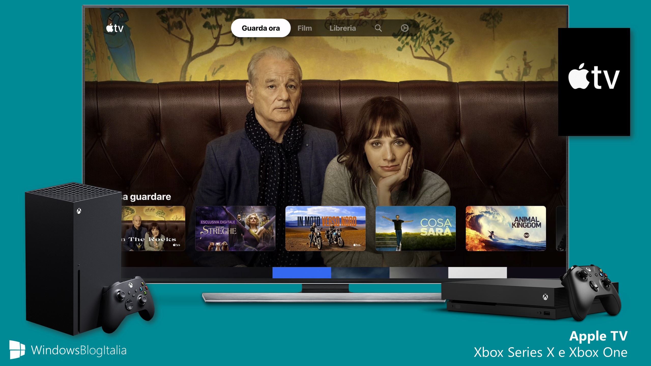 Apple TV app per Xbox Series X e Xbox One