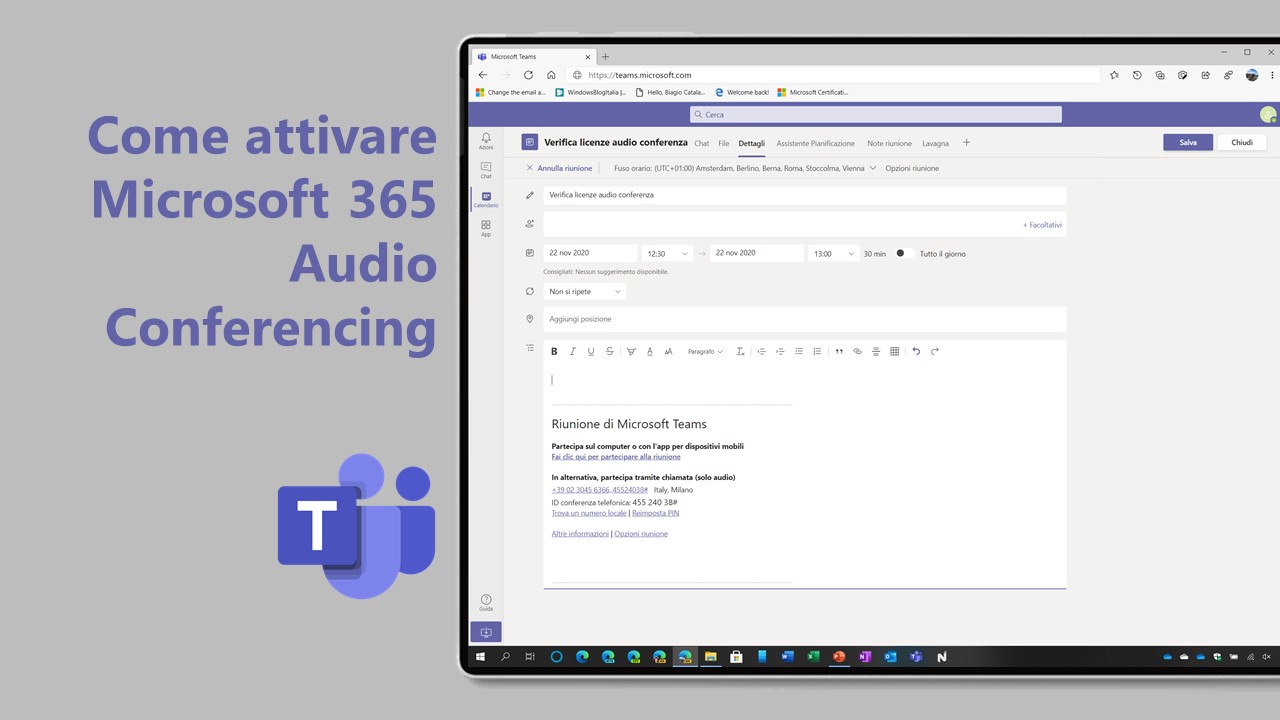 Audio conferencing for Microsoft Teams