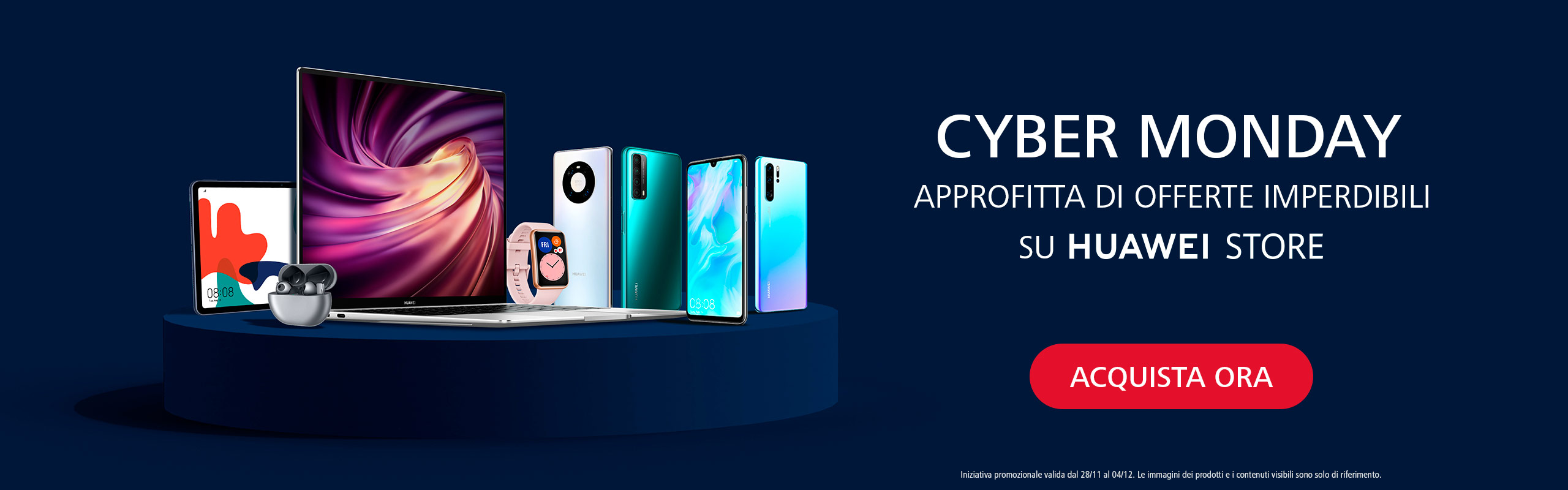 Offerte di Huawei per il Cyber Monday 2020