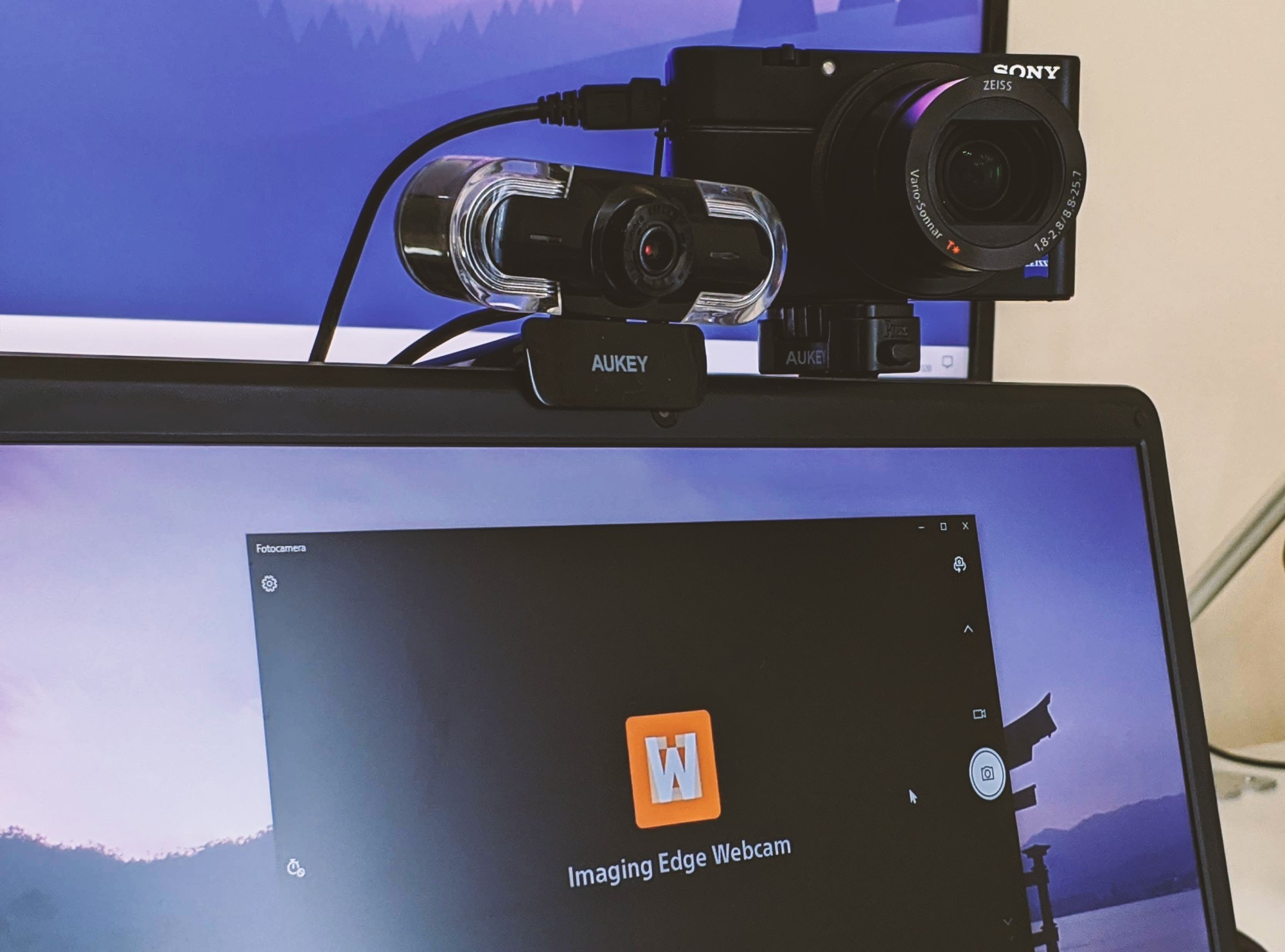 Usare la fotocamera Sony come webcam del PC con Windows 10