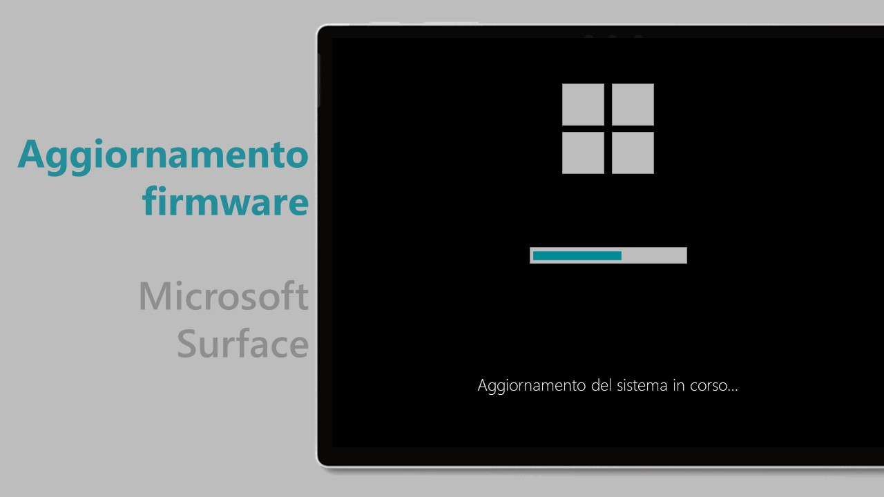 Aggiornamento firmware - Microsoft Surface
