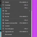 Microsoft Edge 88 - Nuove icone Fluent Design nel menu