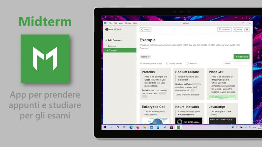 Download Midterm, l'app perfetta per prendere appunti per lo studio