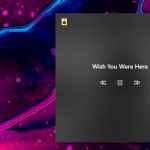 Mustastic - Riproduttore musicale per Windows 10 - Riproduzione in corso - Schermata Picture-in-Picture 2