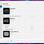 Mustastic - Riproduttore musicale per Windows 10 - Schermata artisti