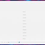 Mustastic - Riproduttore musicale per Windows 10 - Schermata brani
