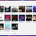 Mustastic - Riproduttore musicale per Windows 10 - Schermata playlist