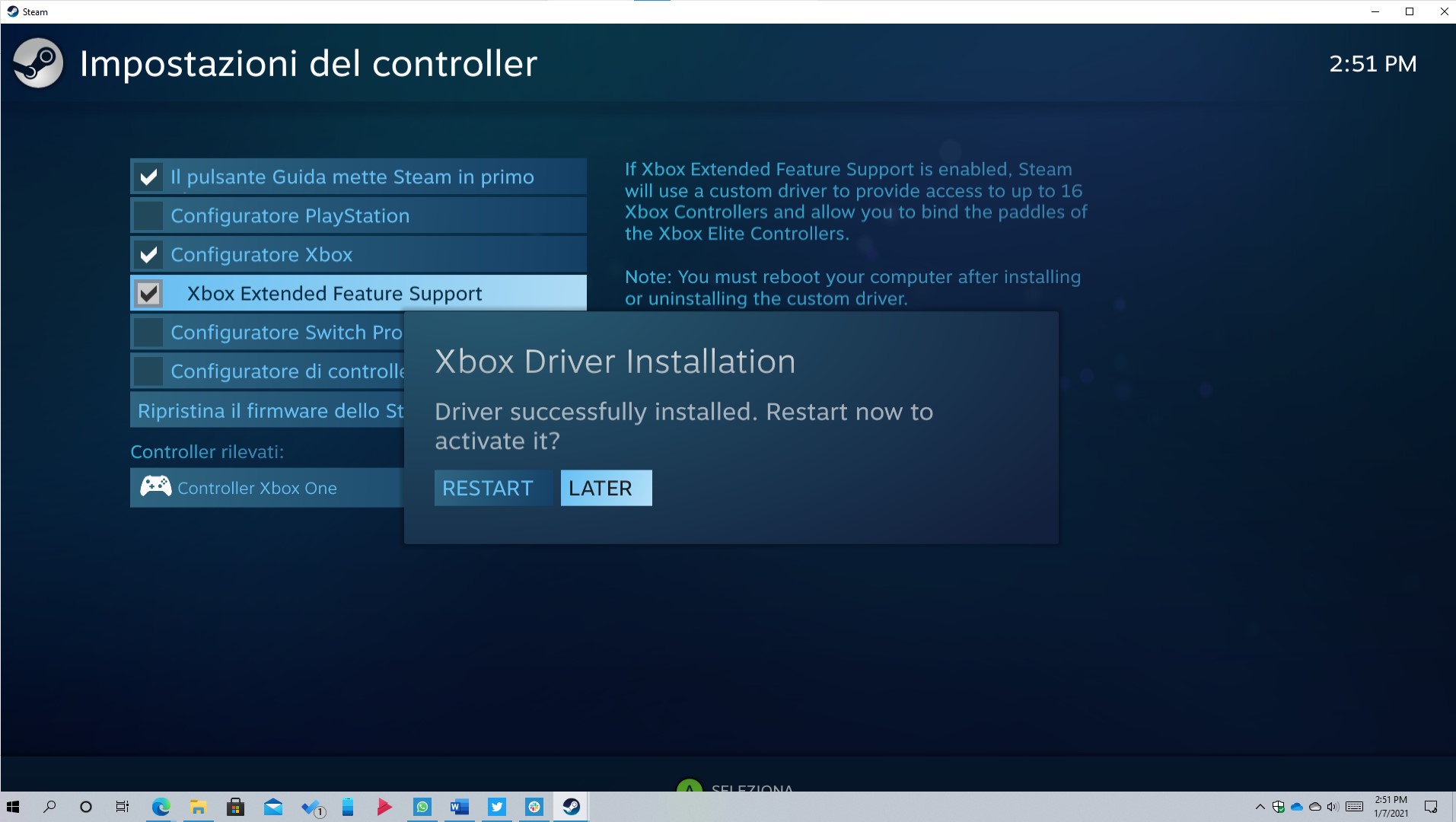 Steam - Xbox Extended Feature Support