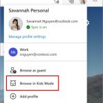 Microsoft Edge - Kids mode 1