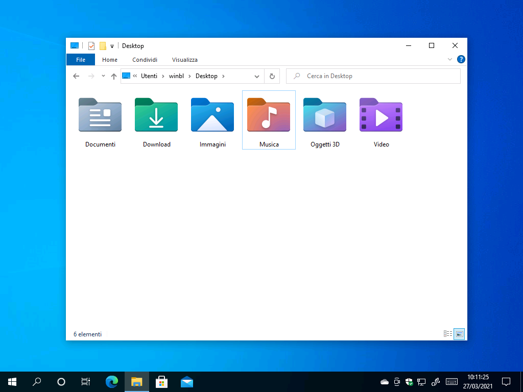 Nuove icone - Windows10