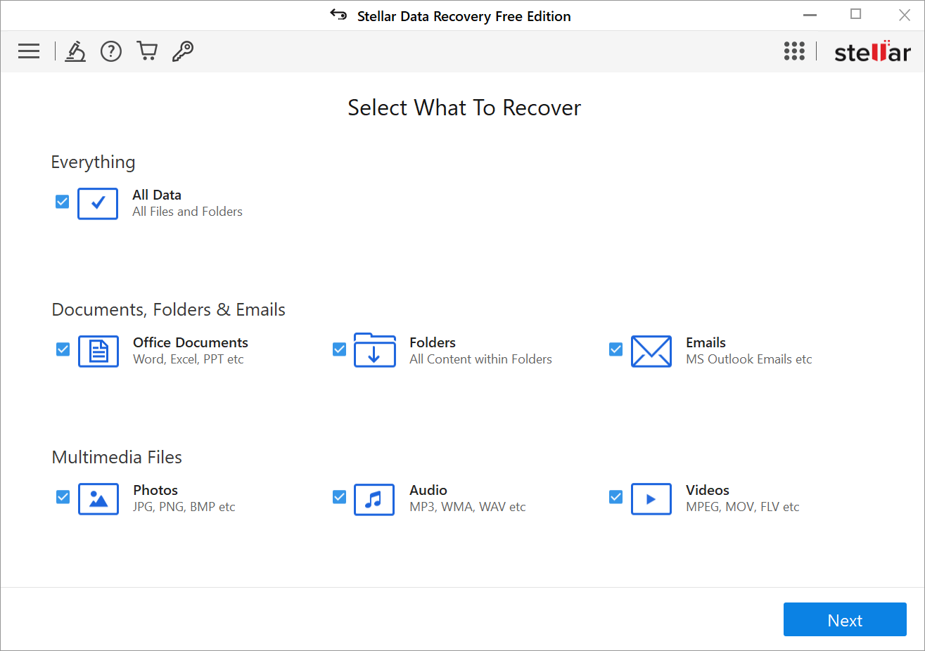 Stellar Data Recovery