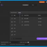 Wondershare UniConverter - Conversione audio