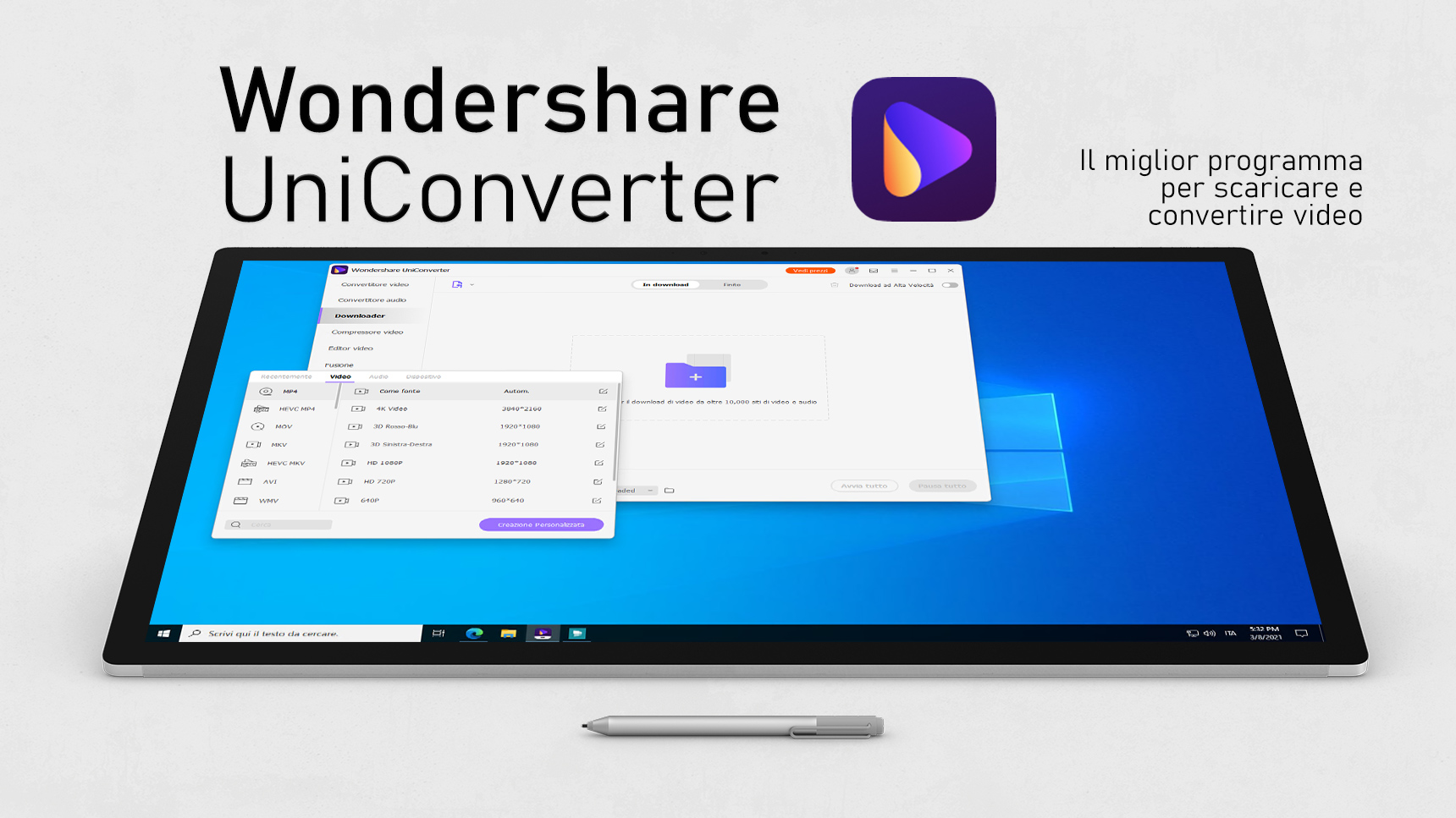Wondershare UniConverter - Il miglior programma per scaricare e convertire video per Windows e Mac
