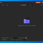 Wondershare UniConverter - Schermata principale con tema scuro