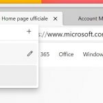 Microsoft Edge - Aree di lavoro - Gestione workspace aperti