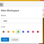 Microsoft Edge - Aree di lavoro - Personalizzazione nuovo workspace
